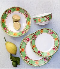 VIETRI Melamine Campagna Chicken Gallina Print Salad Plate