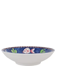 VIETRI Melamine Campagna Pesce Fish Print Pasta Bowl