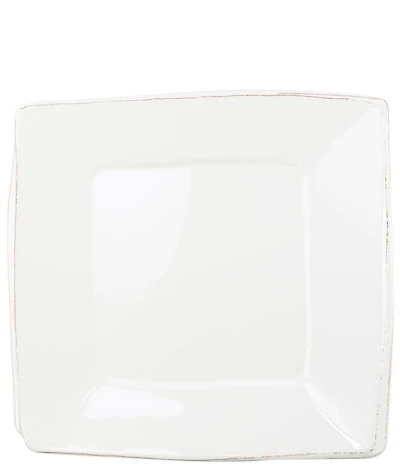 VIETRI Melamine Lastra White Square Platter