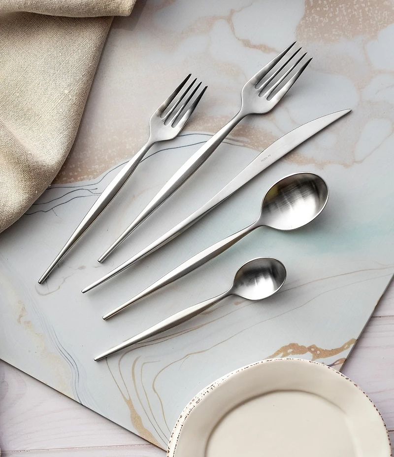 VIETRI Natura 20-Piece Silver Place Setting, Service for 4