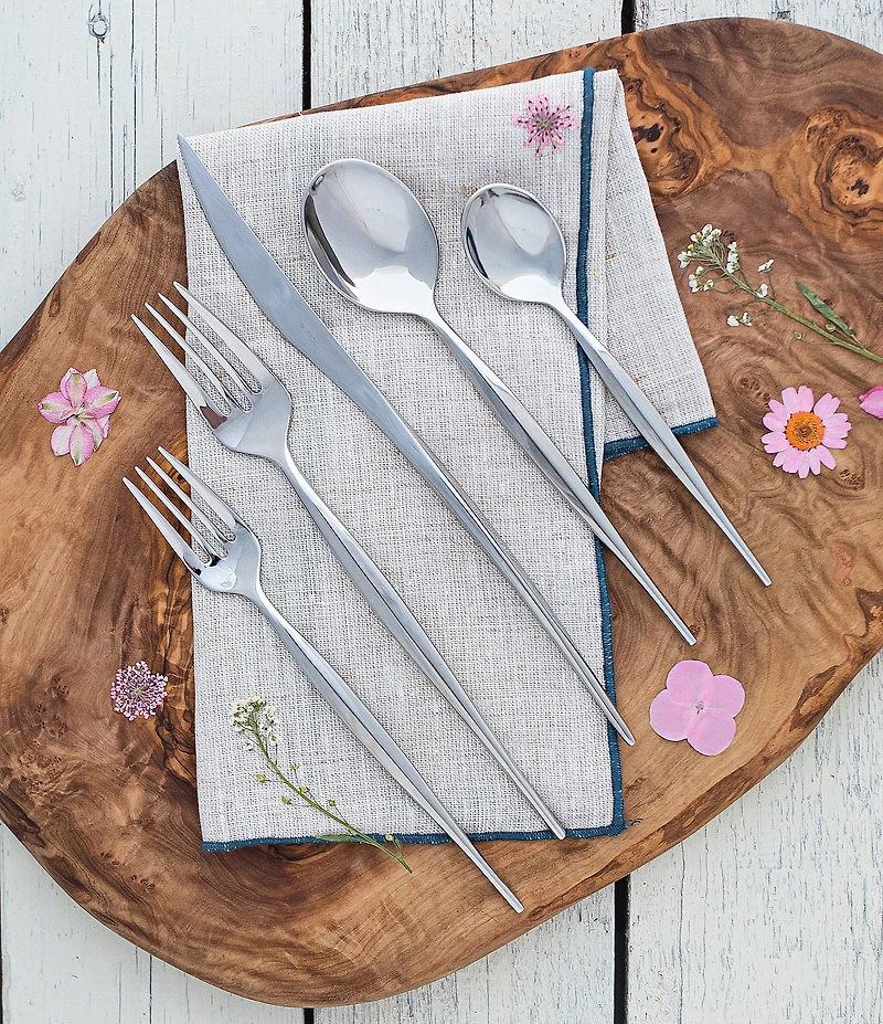 VIETRI Natura Silver Five-Piece Place Setting