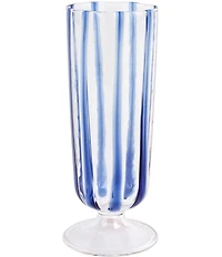VIETRI Nuovo Stripe Collection Champagne Glass