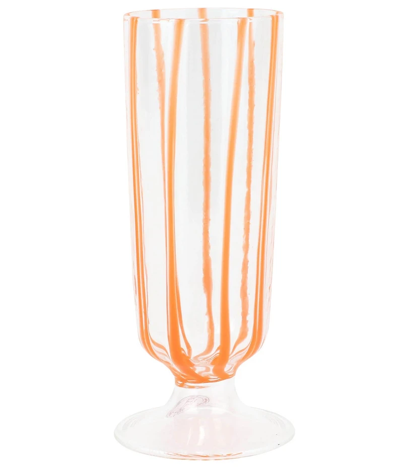 VIETRI Nuovo Stripe Collection Champagne Glass