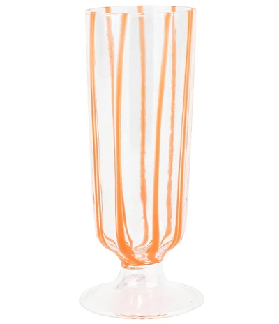 VIETRI Nuovo Stripe Collection Champagne Glass