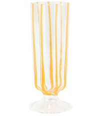 VIETRI Nuovo Stripe Collection Champagne Glass