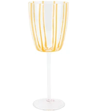 VIETRI Nuovo Stripe Collection Wine Glass