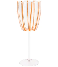 VIETRI Nuovo Stripe Collection Wine Glass