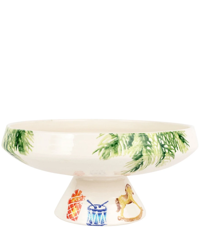 VIETRI Nutcracker Pedestal Fruit Bowl