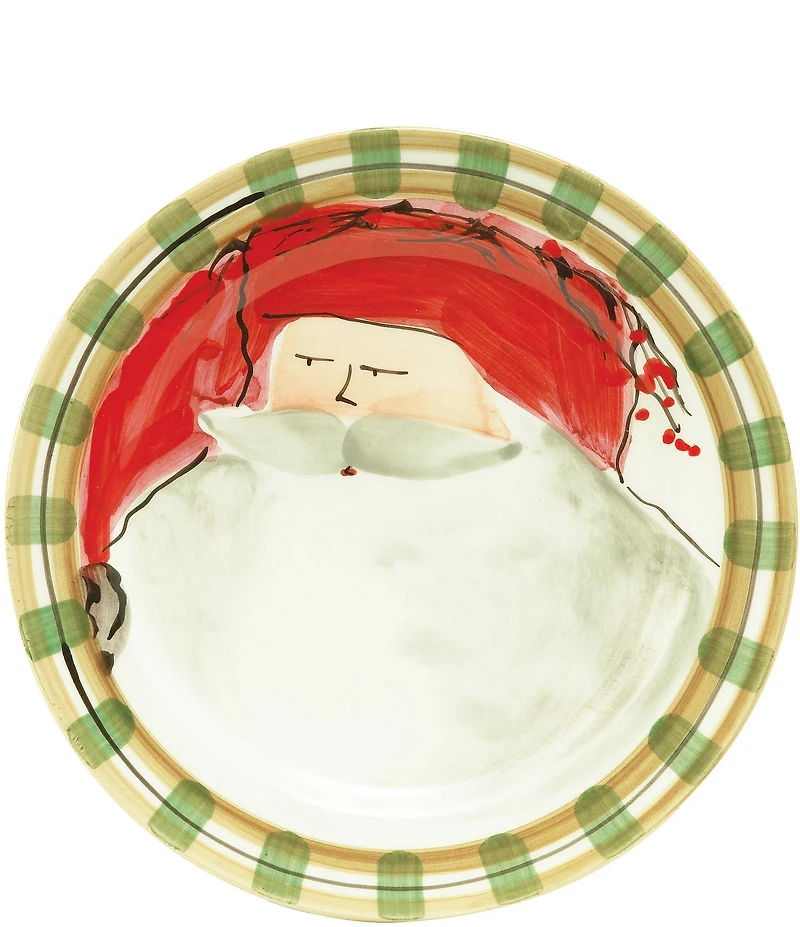 VIETRI Old St. Nick Dinner Plate