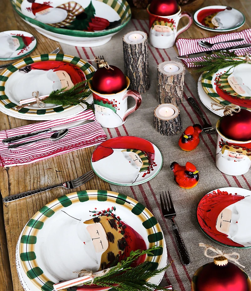 VIETRI Old St. Nick Dinner Plate