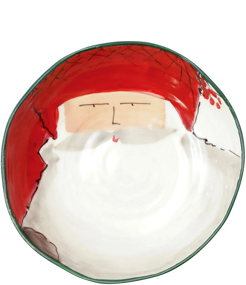 VIETRI Old St. Nick Pasta Bowl