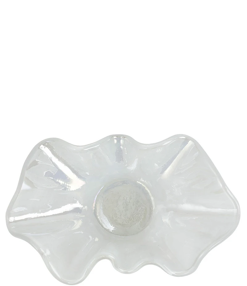 VIETRI Onda Blown Glass Large Centerpiece Bowl
