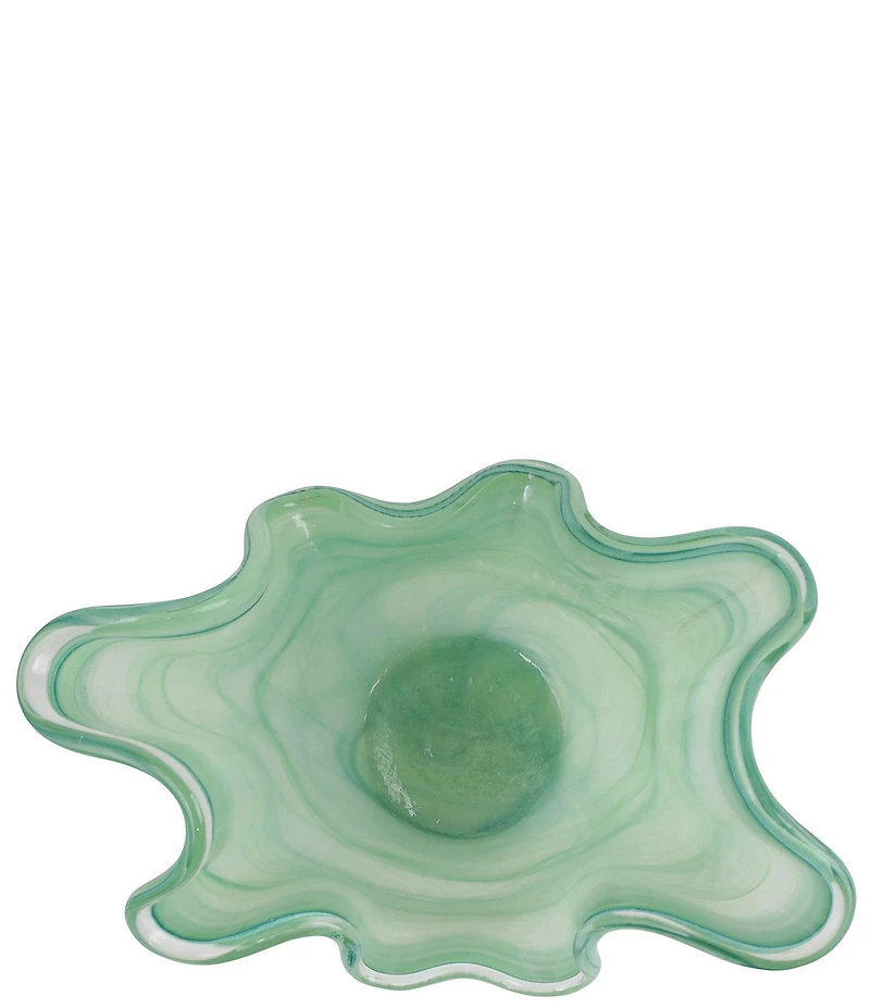 VIETRI Onda Blown Glass Medium Centerpiece Bowl