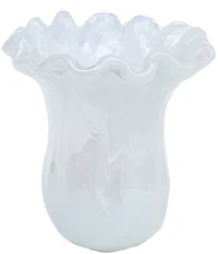 VIETRI Onda Glass Collection Tulip Vase