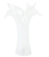 VIETRI Onda Glass Collection Twisted Flower Vase