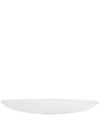 VIETRI Onda Glass Long Oval Serving Bowl