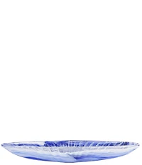 VIETRI Onda Glass Long Oval Serving Bowl