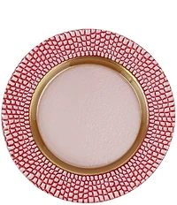 VIETRI Pelli Collection Glass Salad Plate