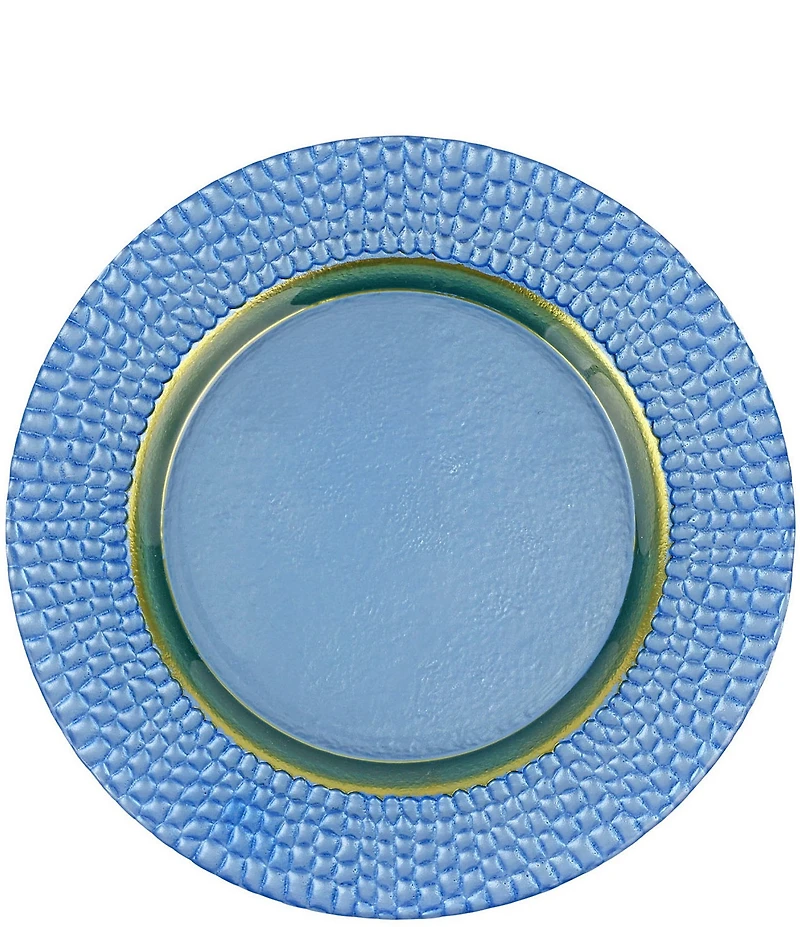 VIETRI Pelli Collection Glass Salad Plate