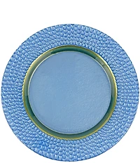 VIETRI Pelli Collection Glass Salad Plate