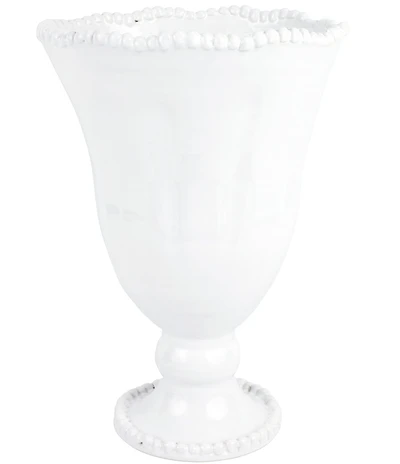 VIETRI Perline Tall Footed Cachepot