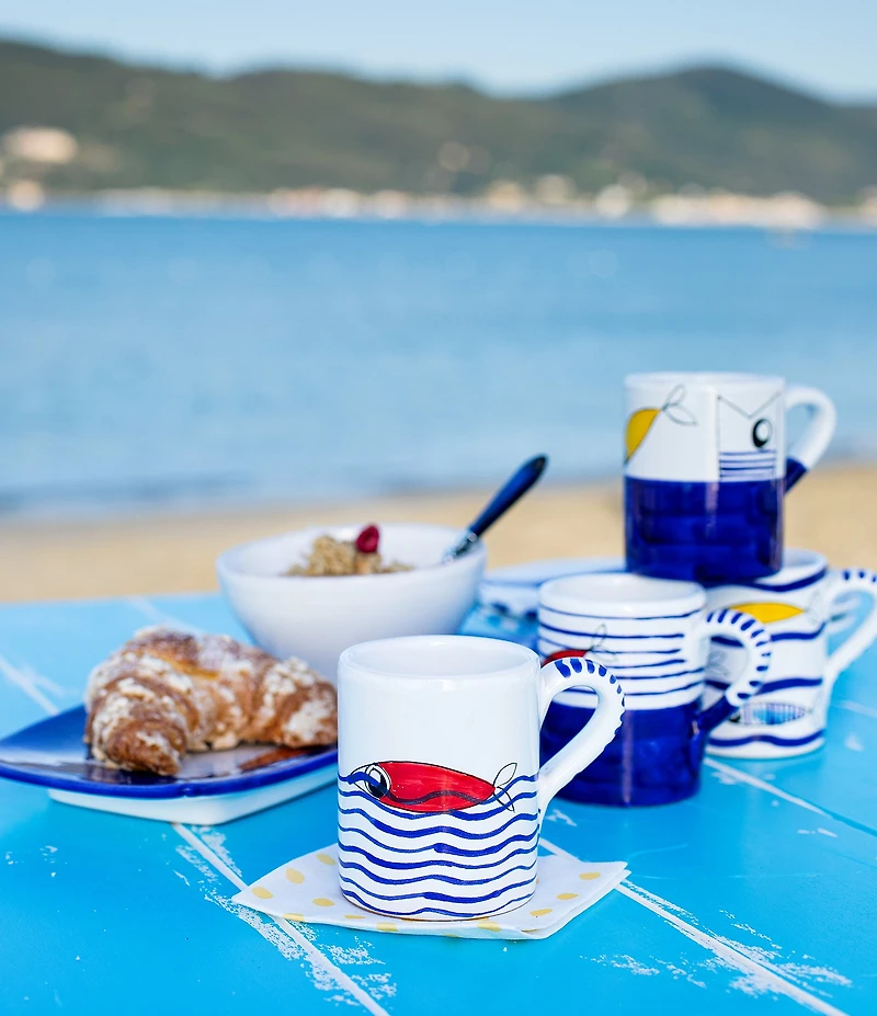 VIETRI Pesce Pazzo Underwater Fish Mug