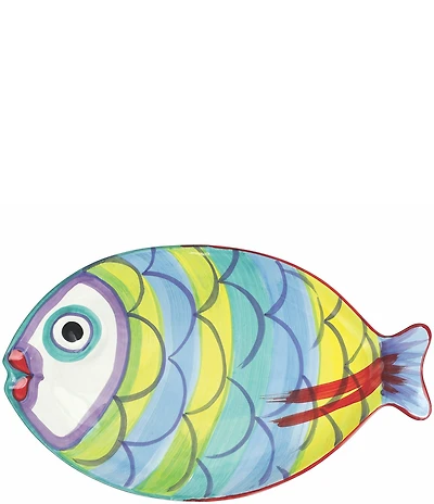 VIETRI Pesci Colorati Figural Fish Platter