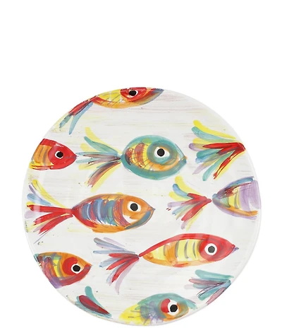 VIETRI Pesci Fish Colorati Salad Plate
