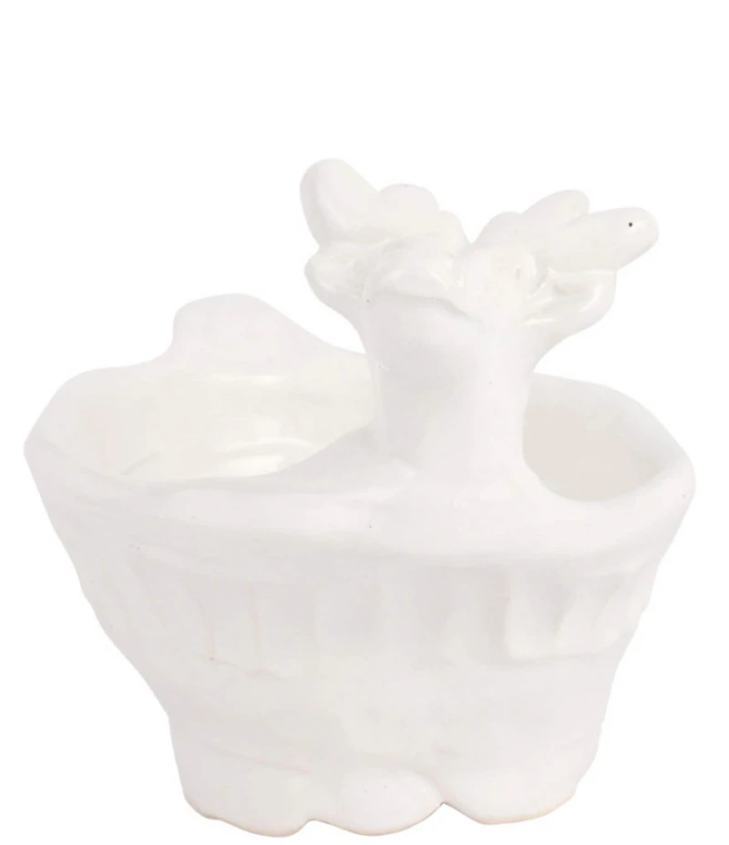 VIETRI Pietra Natale Figural Deer Condiment Bowl