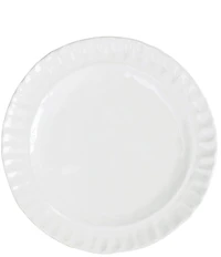 Vietri Pietra Serena Collection White Salad Plate