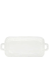 VIETRI Pietra Serena Handled Rectangular Platter