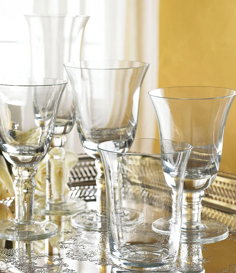 VIETRI Puccinelli Classic Clear Double Old Fashioned Glass