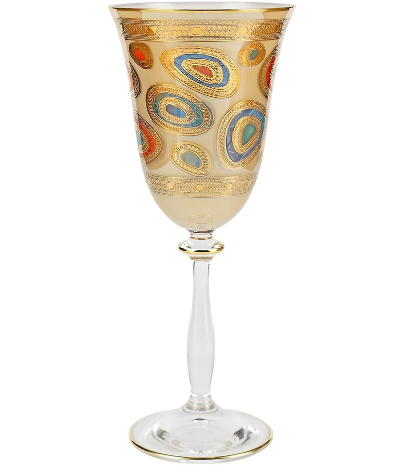 VIETRI Regalia Aqua Wine Glass