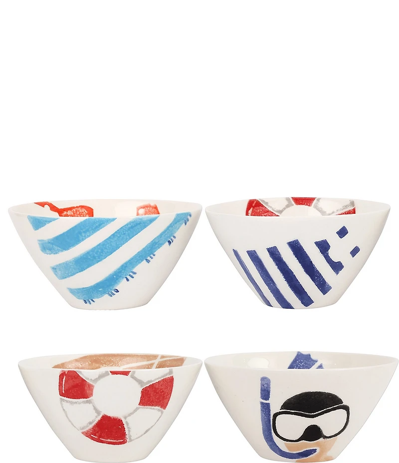 VIETRI Rivera Assorted Cereal Bowls, Set of 4