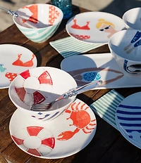VIETRI Riviera Assorted Salad Plates, Set of 4