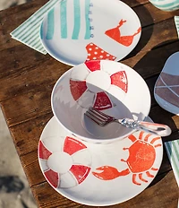 VIETRI Riviera Crab Salad Plate