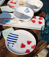 VIETRI Riviera Life Preserver Salad Plate