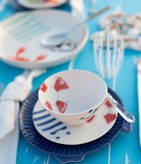 VIETRI Riviera Life Preserver Salad Plate