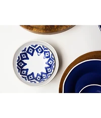 VIETRI Santorini Diamond Condiment Bowl