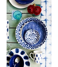 VIETRI Santorini Flower Condiment Bowl