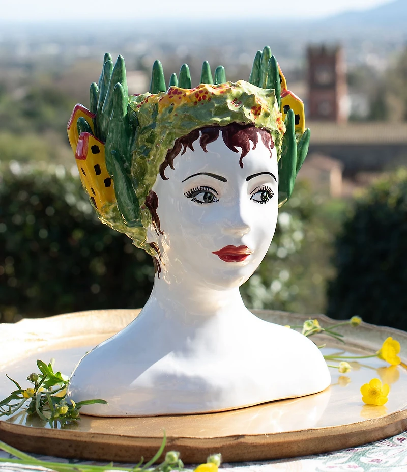 VIETRI Sicilian Heads Petite Tuscan Head