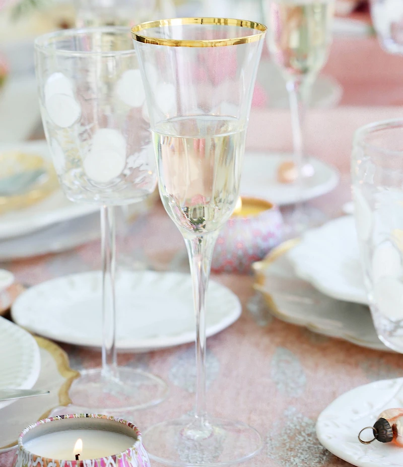 VIETRI Incanto Stone Assorted White Canape Plates, Set of 4