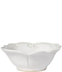 VIETRI Incanto Stone White Baroque Cereal Bowl