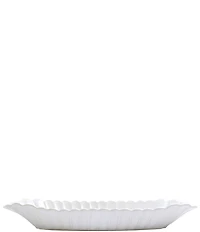 VIETRI Incanto Stone Scallop Bread Server
