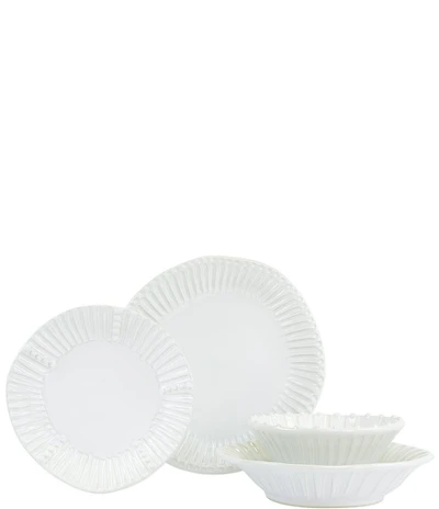 VIETRI Incanto Stone Stripe 4-Piece Place Setting