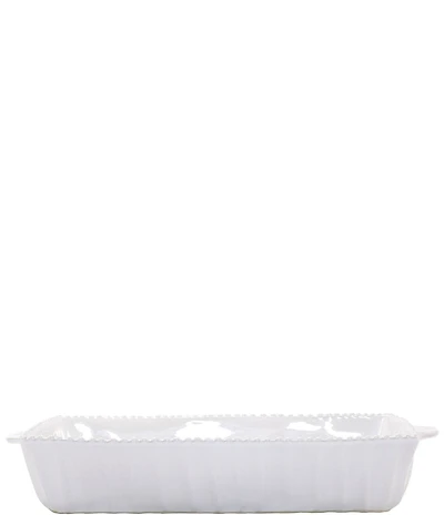 VIETRI Incanto Stone Stripe Rectangular Baking Dish