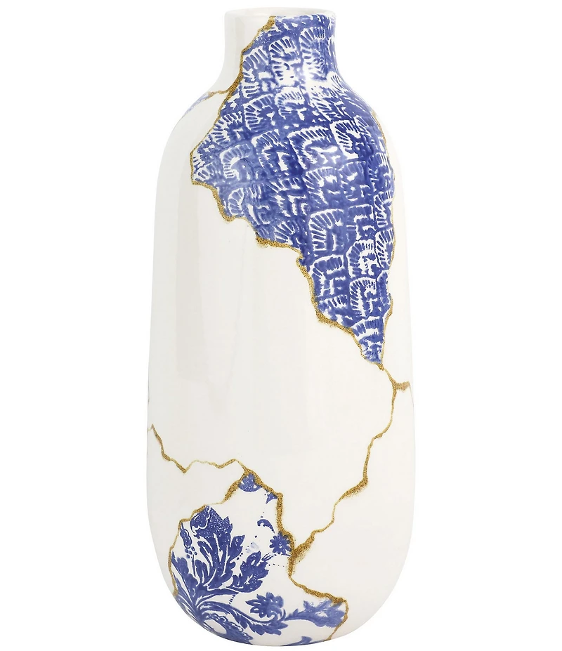 VIETRI Storia Blue Collection Large Vase