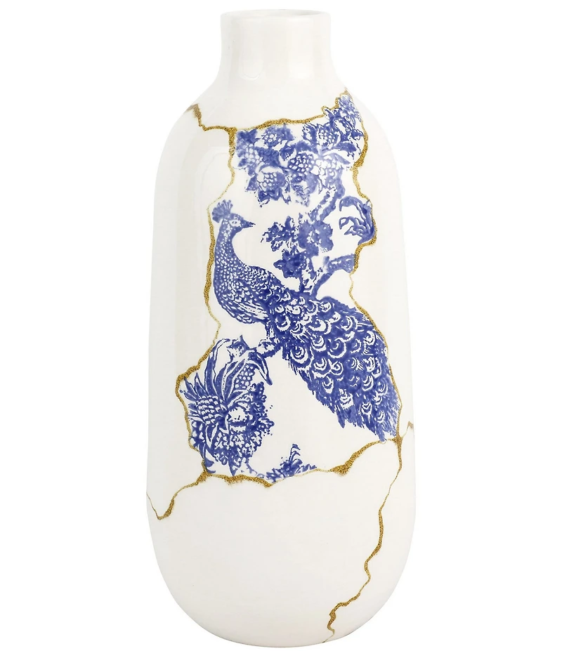 VIETRI Storia Blue Collection Large Vase