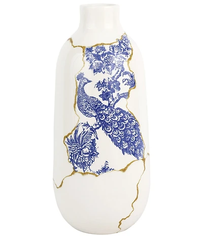 VIETRI Storia Blue Collection Large Vase