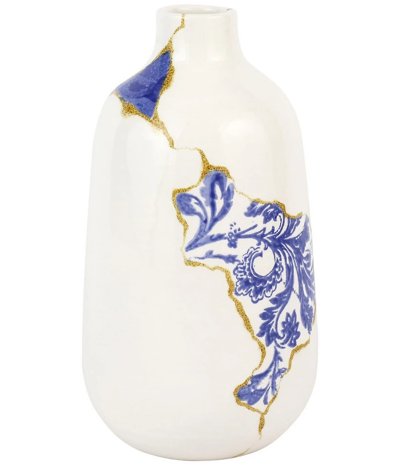 VIETRI Storia Blue Collection Small Vase